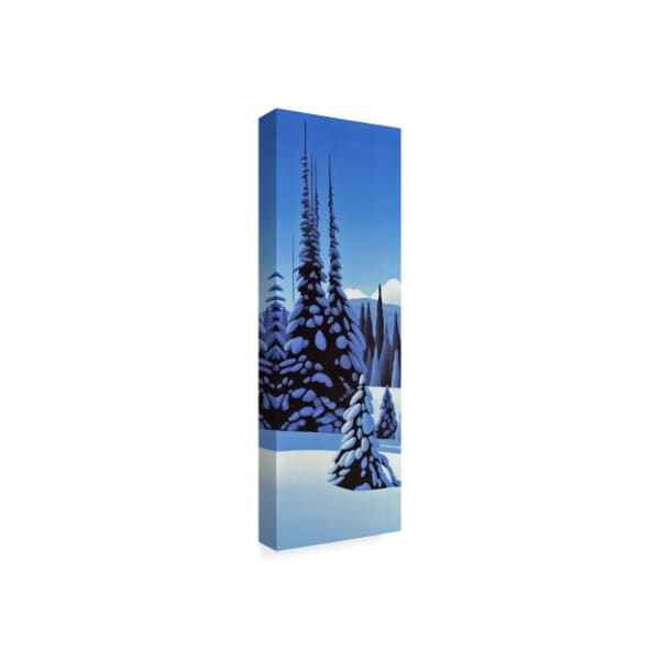 Ron Parker 'Alpine Winter' Canvas Art,10x32